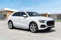 Audi Q8 2018– Mevsim Grey sivuporrastangot (2 kpl, alumiini) kuva 1