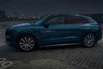 Audi Q8 2018– Sivuporrastangot Vision New Black (2 kpl, alumiini) kuva 3