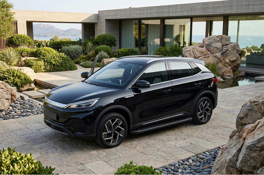 BYD Atto 3 2021– Allmond Black sivuportaat (2 kpl, alumiini) Image