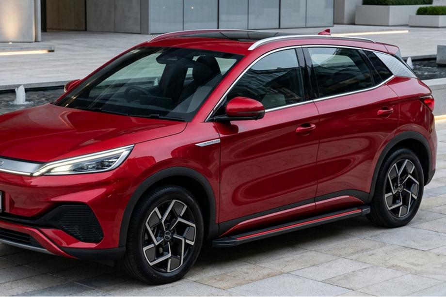 BYD Atto 3 2021– Sivuporrassarja Maya Red (2 kpl, alumiini) Image