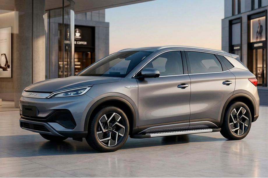 BYD Atto 3 2021– Sivuaskelmat Vision New Grey (2 kpl, alumiini) Kuva 1