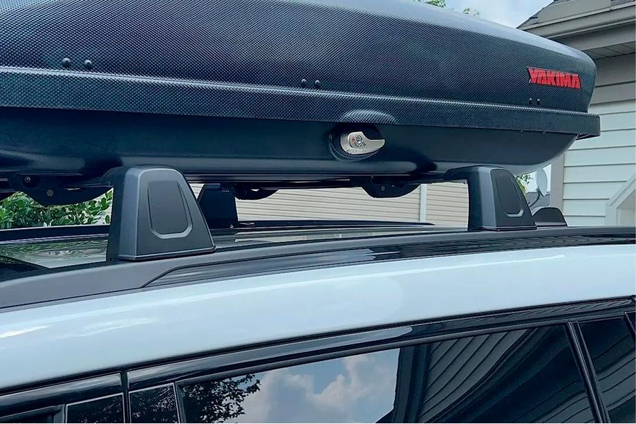 Jeep Grand Cherokee WL 2021– Kattotelineen poikkitangot integroituihin kattokaiteisiin OEM (2 kpl) Musta Kuva 6
