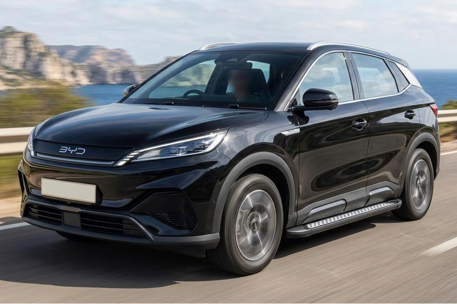 BYD Atto 2/Yuan Up 2024– Sivuporrastangot Vision New Black (2 kpl, alumiini) Image