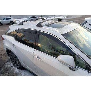 Kattotelineen poikkitangot integroituihin kattokaiteisiin OEM (2 kpl) Lexus RX 2016–2022 kuva 1