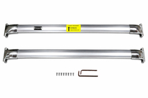 Lexus LX570/450d 2008–2022 Kattotelineen poikkitangot integroituihin kattokaiteisiin OEM (2 kpl) Kromi kuva 2