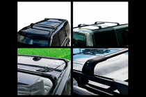 Land Rover Discovery III 2004–2009 Kattotelineen poikkitangot integroituihin kattokaiteisiin OEM (2 kpl) Harmaa kuva 4