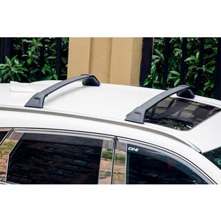 Kattotelineen poikkitangot integroituihin kattokaiteisiin OEM (2 kpl) Mazda CX-5 2017–2025 kuva 4