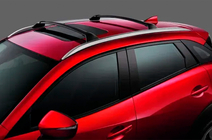 Mazda CX-5 2017–2025 Kattotelineen poikkitangot integroituihin kattokaiteisiin HARMS (2 kpl) Musta kuva 3