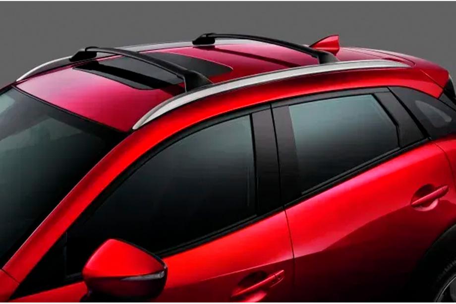 Mazda CX-5 2017–2025 Kattotelineen poikkitangot integroituihin kattokaiteisiin HARMS (2 kpl) Kuva 3