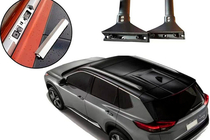 Nissan X-trail T33/Rogue 2022– Kattotelineen poikkitangot integroituihin kattokaiteisiin OEM (2 kpl) Musta kuva 16