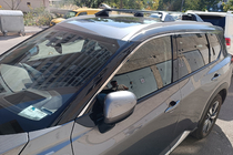 Nissan X-trail T33/Rogue 2022– Kattotelineen poikkitangot integroituihin kattokaiteisiin OEM (2 kpl) Musta kuva 27