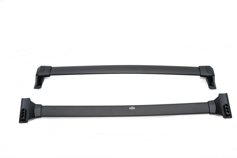 Toyota Yaris/Yaris Cross (XP210) 2020– Kattotelineen poikkitangot integroituihin kattokaiteisiin OEM (2 kpl) Musta Kuva 4