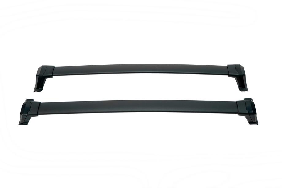 Toyota Yaris/Yaris Cross (XP210) 2020– Kattotelineen poikkitangot integroituihin kattokaiteisiin OEM (2 kpl) Musta Kuva 2