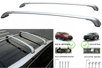 Toyota Highlander 2013–2019 Kattotelineen poikkitangot integroituihin kattokaiteisiin OEM (2 kpl) Harmaa kuva 9
