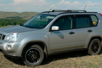 Nissan X-trail T31 2007–2014 Lukittavat OEM-poikittaispalkit alkuperäisiin kiinnityspisteisiin (2 kpl) kuva 7