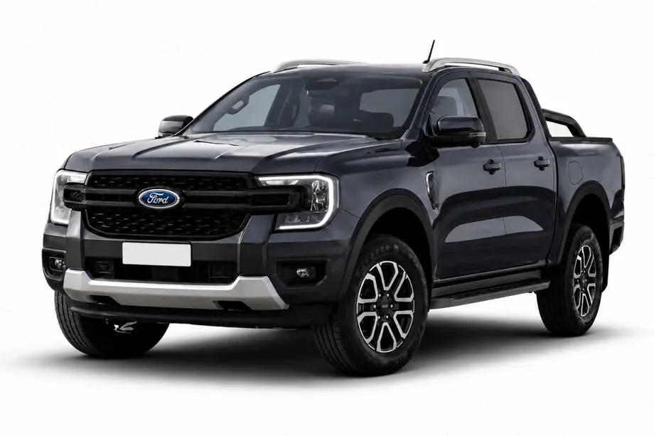 Volkswagen Amarok 2022– OEM kattokaiteet, harmaat (ABS-muovi, liima-asennus) Image