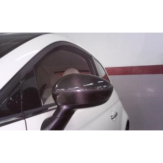 Sivupeilien kuoret 2007-2015 (2 kpl, aitoa hiilikuitua) Fiat 500/500L 2013–2022 kuva 3