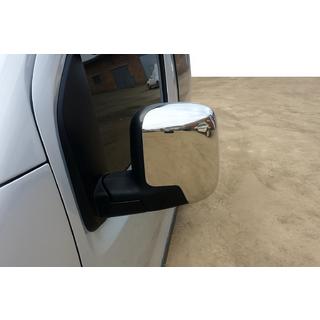 Peilinkuorten yläosan kromilistat (2 kpl, ruostumaton teräs) Fiat Fiorino/Qubo 2008–2024 kuva 1