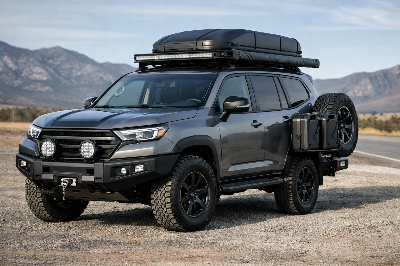 Toyota Land Cruiser Prado 250:n päivityspaketti maantieajoon ja matkoille