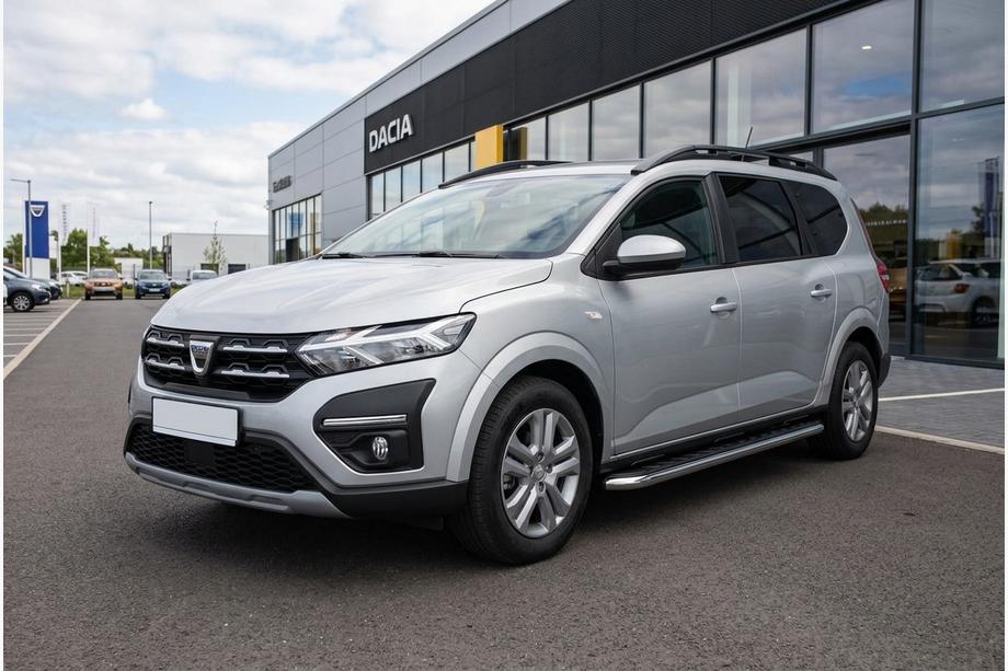 Dacia Jogger 2022– Maydos V1 sivuportaat (2 kpl, alumiini ↗ ruostumaton teräs) Image