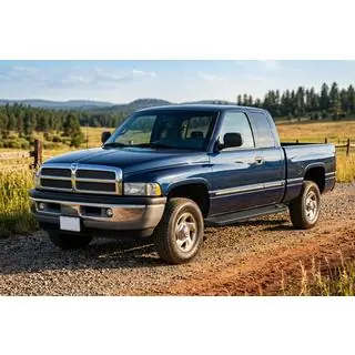 Allmond Black sivuportaat (2 kpl, alumiini) Dodge RAM (BR/BE) 1994–2002 kuva 1