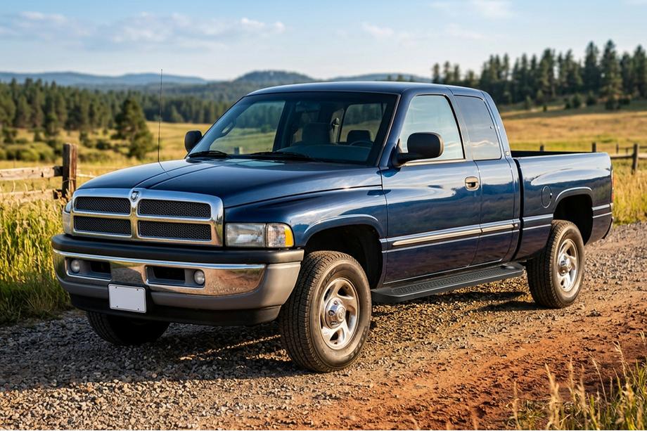 Dodge RAM (BR/BE) 1994–2002 Allmond Black sivuportaat (2 kpl, alumiini) Image