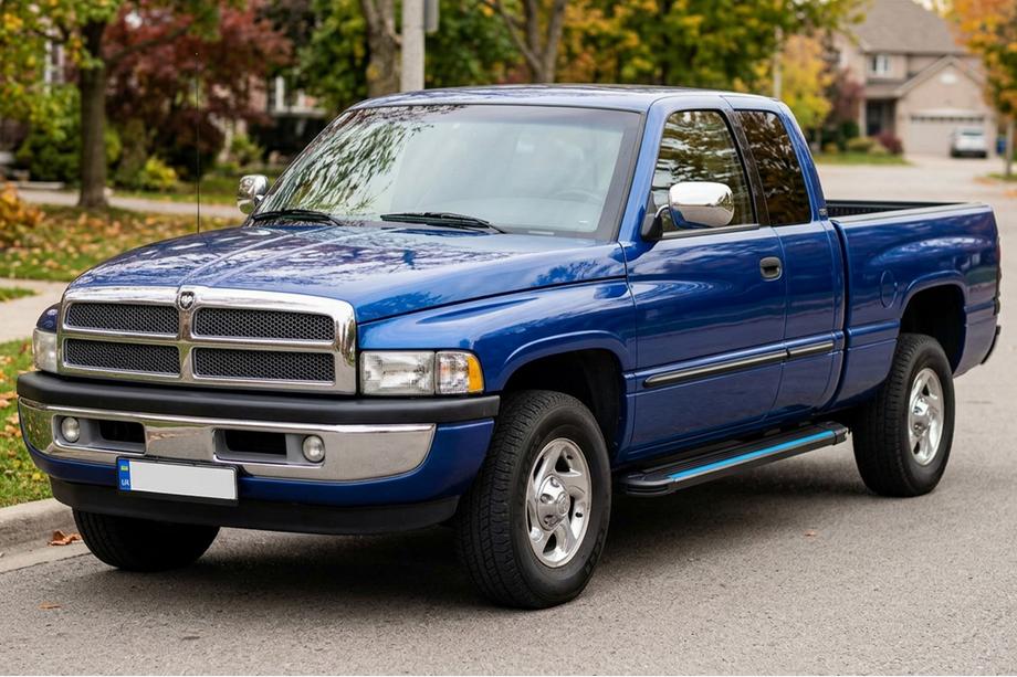 Dodge RAM (BR/BE) 1994–2002 Maya Blue sivuportaat (2 kpl, alumiini) Image