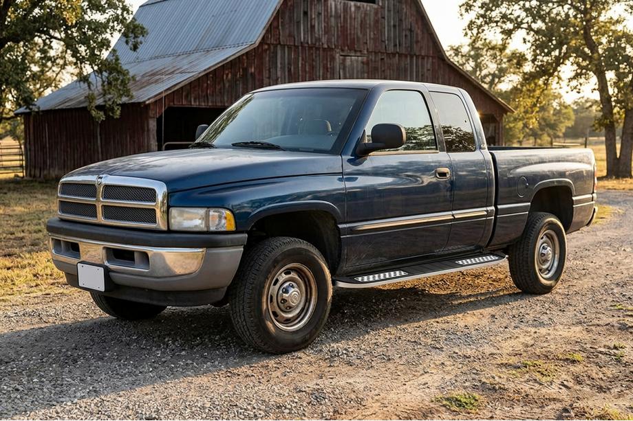 Dodge RAM (BR/BE) 1994–2002 Tayga V2 sivukynnykset (2 kpl, alumiini) Image