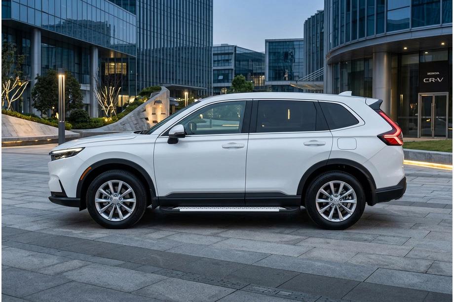 Honda CRV 2022– Allmond Grey -sivukynnykset (2 kpl, alumiini) Image