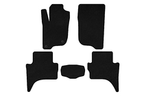 Mitsubishi L200 2015–2024 Tekstiilimatot Classic (Short base, mustat) kuva 1