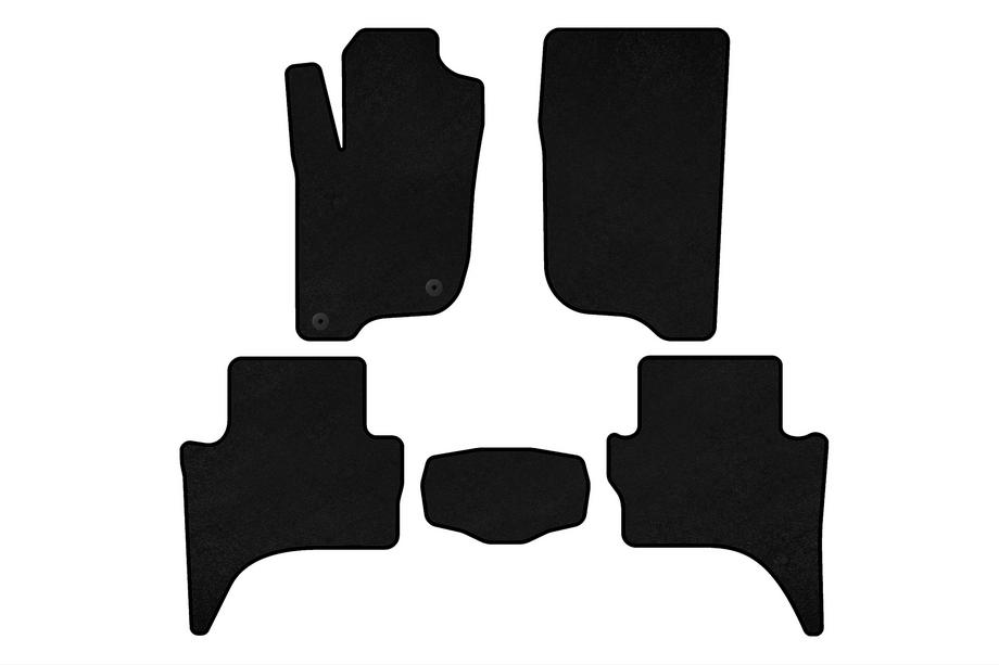 Mitsubishi L200 2015–2024 Tekstiilimatot Classic (Short base, mustat) Image