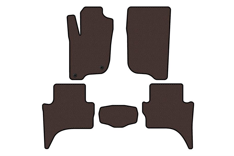 Mitsubishi L200 2015–2024 Kumimatot Carsuit (Lyhyt akseliväli, Ruskea) Image