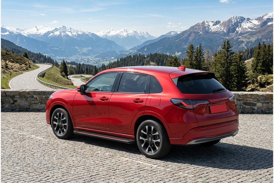 Honda ZR-V 2022– Sivuporrassarja Maya Red (2 kpl, alumiini) Kuva 1