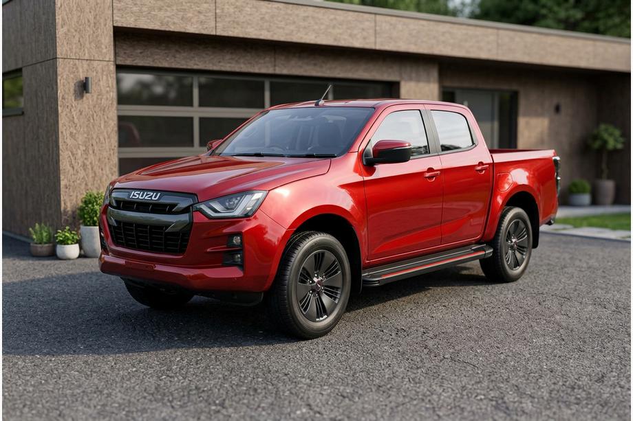 Isuzu D-Max 2019– Sivuporrassarja Maya Red (2 kpl, alumiini) Image