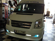 Ford Transit 2000–2014 Etupuskurin lipa (2006-2014, DRL, ritilöillä) kuva 4