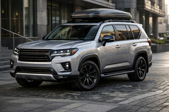 Toyota Land Cruiser Prado 250:n kaupunkityylitys ilman halpoja ratkaisuja