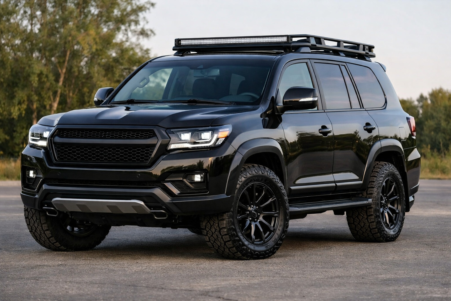 Toyota Land Cruiser 200:n päivityssuunnitelma modernimpaa ilmettä varten