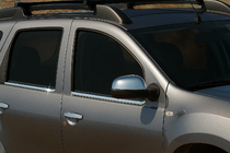 Nissan Terrano 2014– Kromiset peilinkuoret, versio 1 (2 kpl) kuva 1