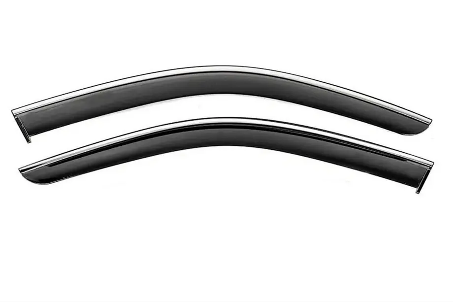 Mercedes GLE/ML class W166 2011–2018 Ikkunatuulisuojat kromilistalla Niken Luxury (2 kpl) Image