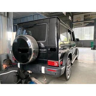 Lokasuojan levikkeet G63 AMG 2018-style (taka, facelift-sarjalla varustettuihin autoihin) kuva 3