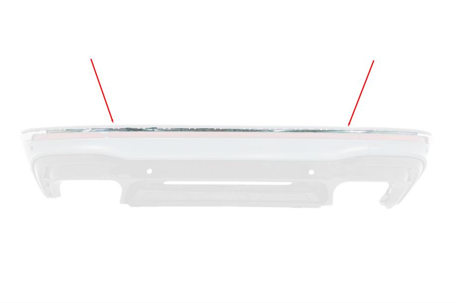Volkswagen Tiguan 2016–2023 Krominen takapuskurin keskiosa (R 2021-2023) Image