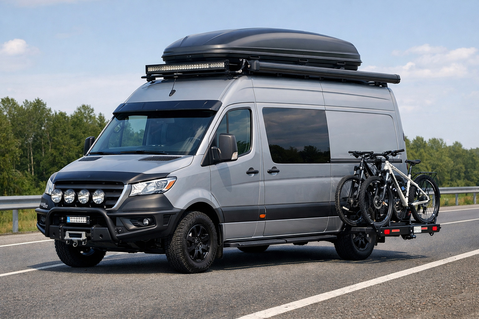 Mitä asentaa Mercedes Sprinter W907/W910:een maantieajoon