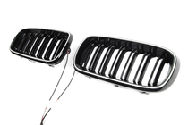 BMW X6 F16 2014–2019 BMW munuaismaskit M-look LED (kiiltävän musta) kuva 3