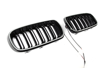 BMW X6 F16 2014–2019 BMW munuaismaskit M-look LED (kiiltävän musta) kuva 4