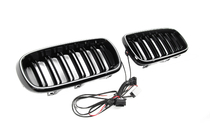 BMW X6 F16 2014–2019 BMW munuaismaskit M-look LED (kiiltävän musta) kuva 9