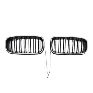 BMW munuaismaskit M-look LED (kiiltävän musta) kuva 2
