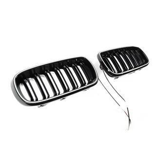 BMW munuaismaskit M-look LED (kiiltävän musta) kuva 4