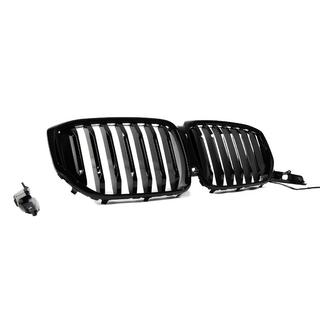 Munuaissäleikkö 1 Bar LED (2019-2022, kiiltävä musta) BMW X5 G05 2019–2026 kuva 4