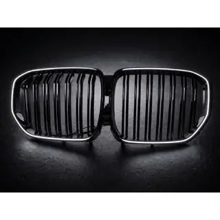 BMW munuaismaski M-Look LED (2019-2022, kiiltävä musta) kuva 4