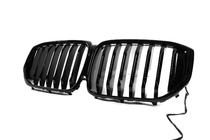 BMW X5 G05 2019–2026 Munuaismaskit 1 Bar LED (2023+, kiiltävän musta) kuva 3